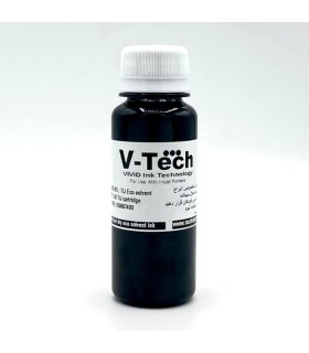 جوهر جت پرینتر 100 سی سی مشکی V-tech پایه حلال