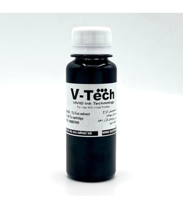 جوهر جت پرینتر 100 سی سی مشکی V-tech پایه حلال
