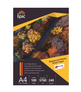 فتوگلاسه 240 گرم 100 برگی A4 - Ipic