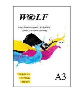 کاغذ عروسکی 120 گرم A3 - Wolf