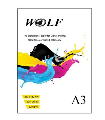 کاغذ عروسکی 120 گرم A3 - Wolf