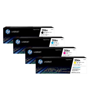 کارتریج لیزری رنگی اچ پی مدل HP 206A - طرح