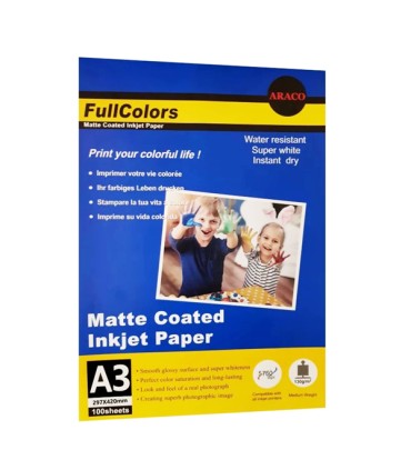 قیمت کوتد 130 گرم 100برگی FullColors - A3 |فروش کوتد 130 گرم A3