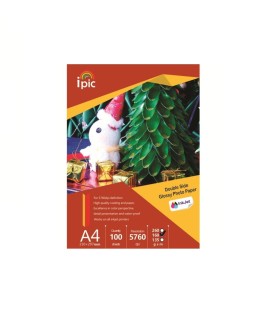 فتوگلاسه 160 گرم دورو 100 برگی A4 - Ipic
