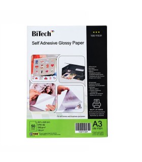 فتوگلاسه 135 گرم پشت چسبدار 50برگی Bitech - A3