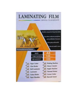 شیت لمینیت 125 میکرون براق A5 - AX