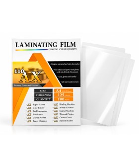 طلق پرس | شیت لمینیت 125 میکرون براق A4 - AX آساک سیستم