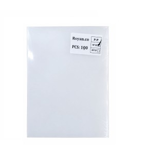 طلق 350 میکرون سایز 16x23 لب تیز رویان  - 100 برگی- آساک سیستم
