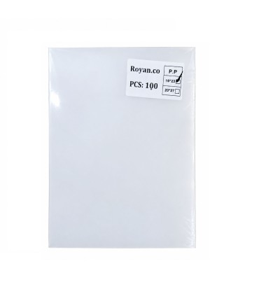 طلق 350 میکرون سایز 16x23 لب تیز رویان  - 100 برگی- آساک سیستم
