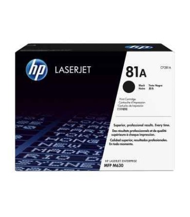 کارتریج لیزری طرح hp 81A