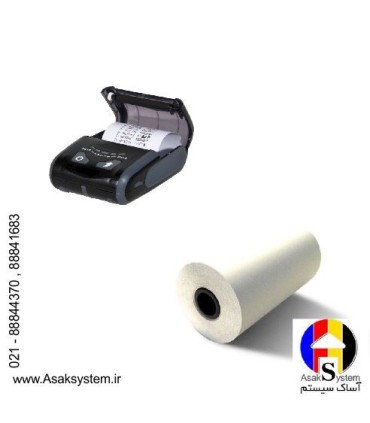 رول حرارتی 8 سانتیمتری 15 متری مخصوص فیش پرینترهای قابل حمل
