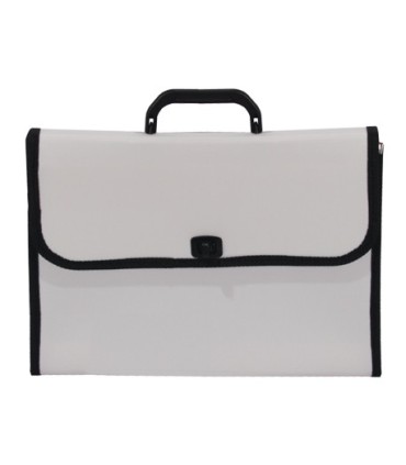 اکسپندینگ قفلدار و دسته دار آفیس سایز A4 دوازده خانه سهند