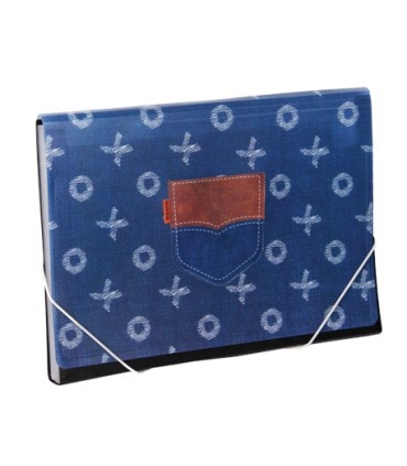 اکسپندینگ فایل سایز A4 دنیم 12 خانه سهند