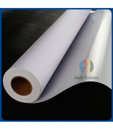 رول PVC پوستر پشت خاکستری اکوسالونت 180 گرم عرض 152 سانت 50 متر