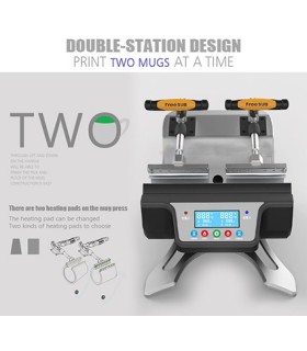 دستگاه چاپ لیوان و ماگ دوقلو FreeSub