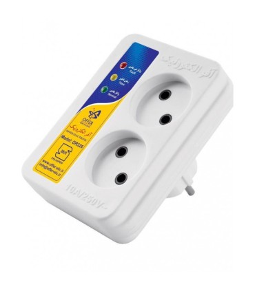 محافظ برق دیواری 2 خانه آنالوگ