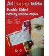 فتوگلاسه 160 گرم دورو A4 - Mega