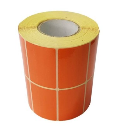 لیبل نارنجی 51*34 - 3000 عددی