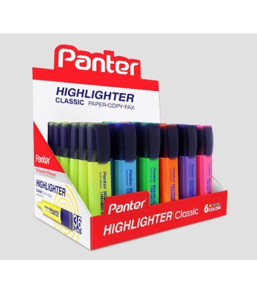 ماژیک هایلایت شش رنگ Panter