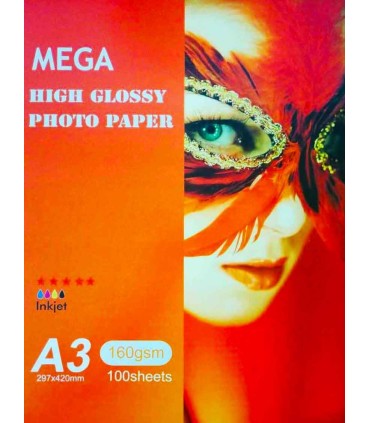 فتوگلاسه 160 گرم 100 برگی A4