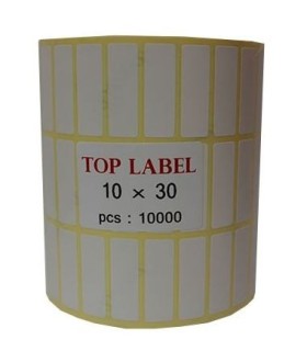 لیبل کاغذی 30*10میلیمتر - 10000 تایی