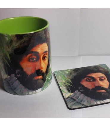 زیر لیوانی ام دی اف مربع