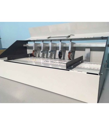 دستگاه خط تا پرفراژ و نیم تیغ برقی رومیزی