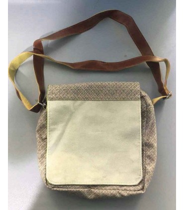 کیف دوشی مخمل سابلیمیشن بند چرمی