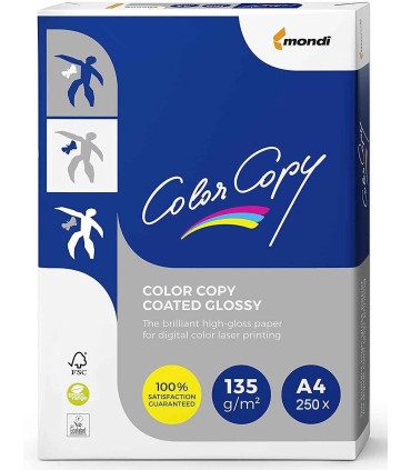 گلاسه لیزری 135 گرم A4 - Color Copy