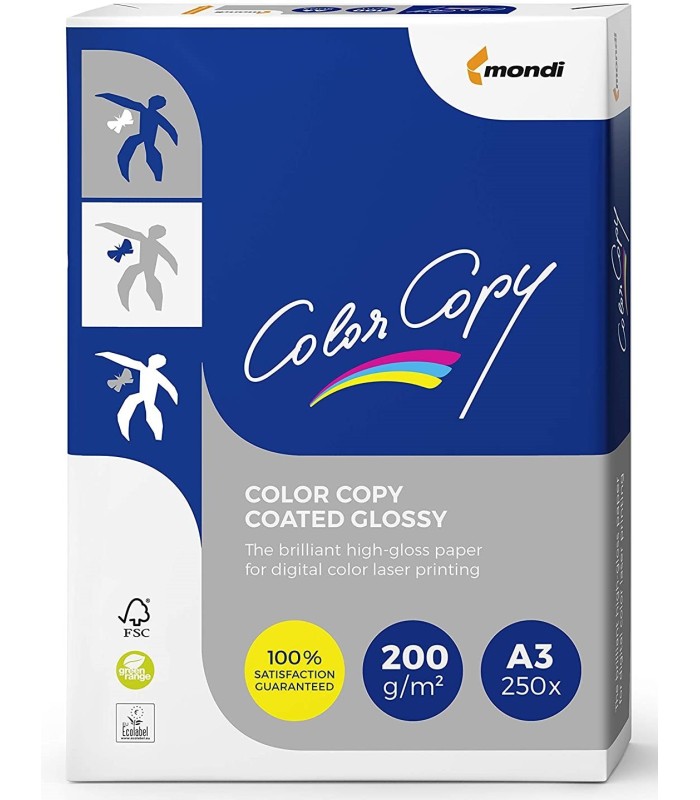 گلاسه لیزری 200 گرم A3 - Color Copy