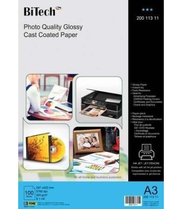 گلاسه 200 گرم A3 - Bitech 