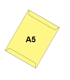 پاکت زرد A5