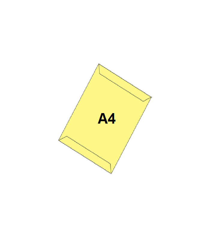 پاکت زرد A4
