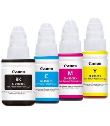 پک 4 رنگ جوهر فابریک پرینتر کانن GI-490