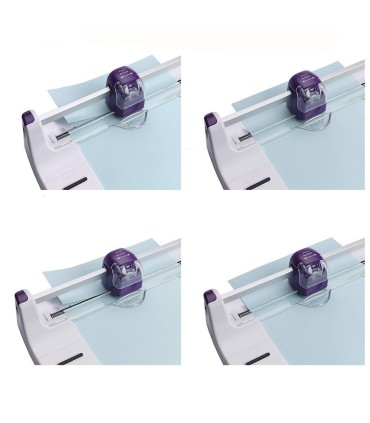 دستگاه برش دستی کاغذ پنج کاره خط تا پرفراژ دالبر گوشه گرد کن