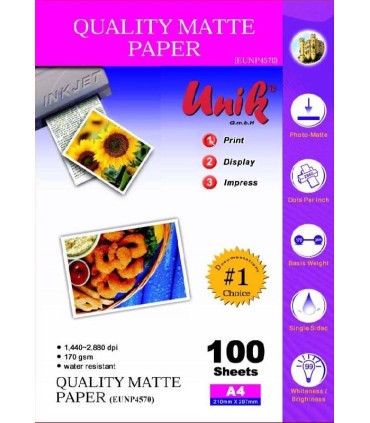 کوتد 170 گرم A4 - Unik