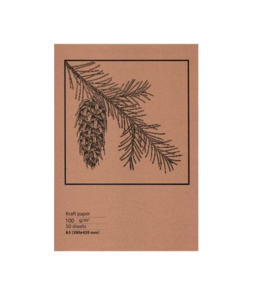 کاغذ کرافت 100 گرم A3 بسته 50 برگی