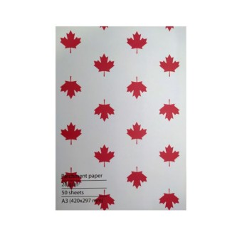 کاغذ پوستی 28 گرم A3 کانادایی - بسته 50 برگی