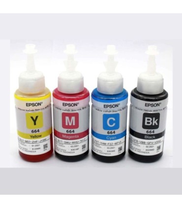 ست چهار رنگ جوهر فابریک 70ml اپسون 664