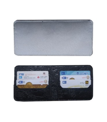 کیف پول جیبی برزنتی داخل مشکی