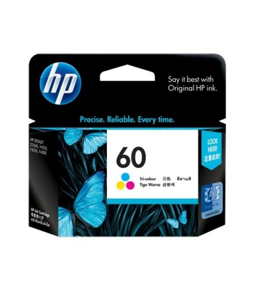 کارتریج جوهرافشان فابریک hp60 رنگی
