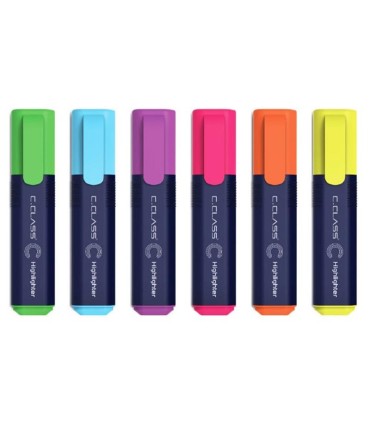 ماژیک هایلایت شش رنگ C-Class