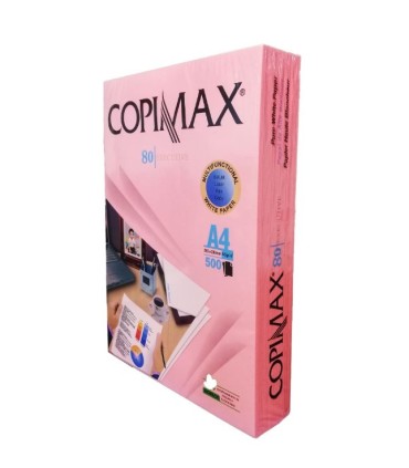 کاغذ رنگی 80 گرم کپی مکس A4 - سرخابی