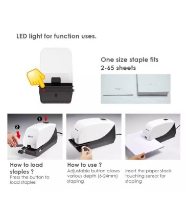 نحوه کار با منگنه برقی کی دبلیو KW-trio 055B6