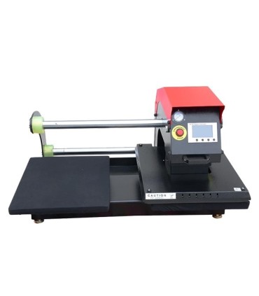 پرس حرارتی تخت پنیوماتیک چاپ تی شرت دو صفحه