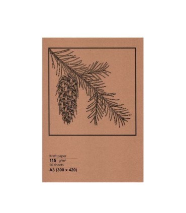 کاغذ کرافت 115 گرم A3 بسته 50 برگی