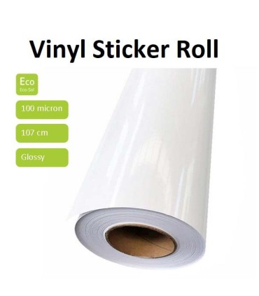 رول وینیل پشت سفید براق اکوسالونت عرض 107 - ARO