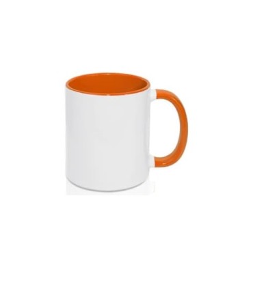 لیوان داخل و دسته نارنجی