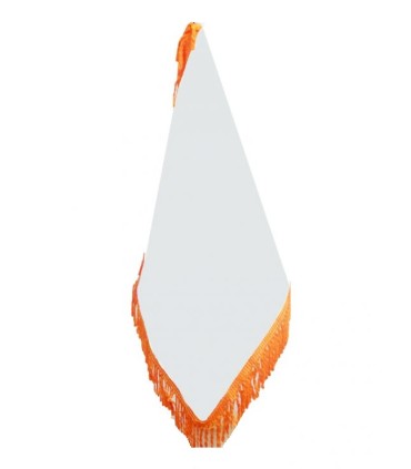 پارچه ساتن پرچم رومیزی - نارنجی