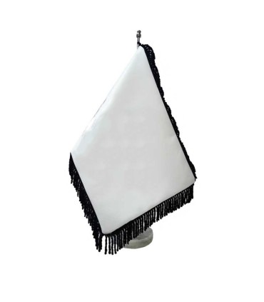 پرچم رومیزی مشکی(پارچه، میله و پایه سنگی)